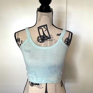 Topshop Cropped Tank Top